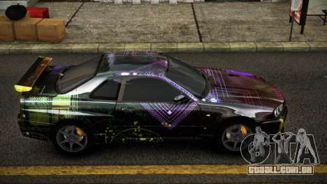 Nissan Skyline R34 Erxah S3 para GTA 4