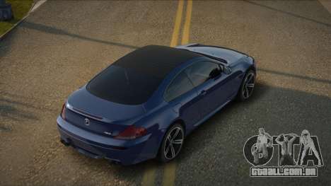 BMW M6 E63 10th para GTA San Andreas