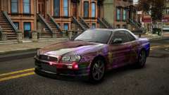 Nissan Skyline R34 Erxah S3 para GTA 4