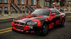 Nissan Skyline R34 Erxah S8 para GTA 4