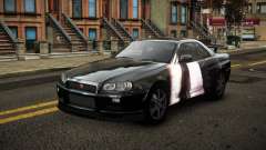 Nissan Skyline R34 Erxah S11 para GTA 4