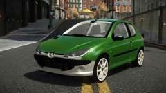 Peugeot 206 Poboh para GTA 4