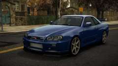 Nissan Skyline R34 Doofe para GTA 4