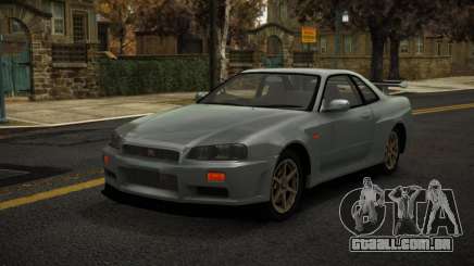 Nissan Skyline R34 Banafufa para GTA 4