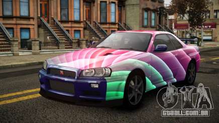 Nissan Skyline R34 Erxah S10 para GTA 4