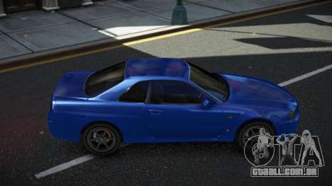 Nissan Skyline R34 Xavkoto para GTA 4
