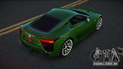 Lexus LFA Jenah para GTA 4