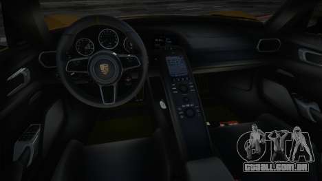 Porsche 918 Spyder Yellow para GTA San Andreas