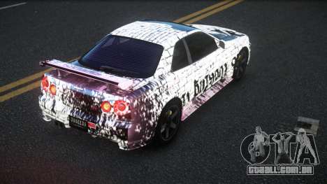 Nissan Skyline R34 Selyn S2 para GTA 4