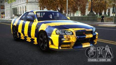Nissan Skyline R34 Selyn S14 para GTA 4