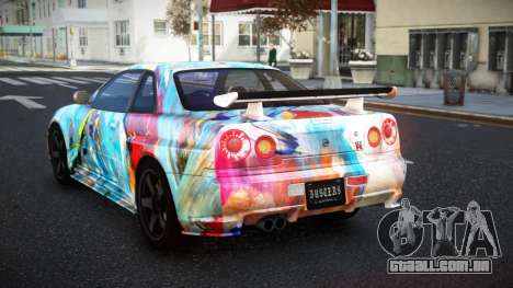 Nissan Skyline R34 Selyn S9 para GTA 4