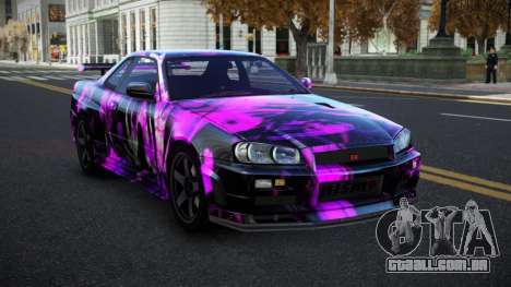 Nissan Skyline R34 Selyn S1 para GTA 4