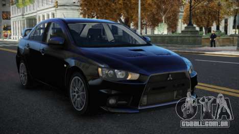 Mitsubishi Lancer Evolution X Zivir para GTA 4
