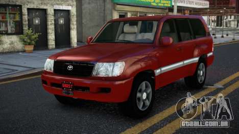 Toyota Land Cruiser Zutzeqaj para GTA 4