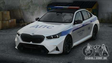 BMW M5 G90 Police para GTA San Andreas
