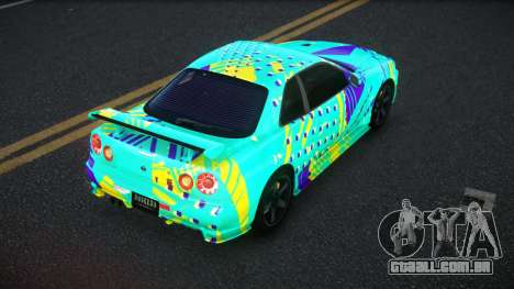 Nissan Skyline R34 Selyn S6 para GTA 4