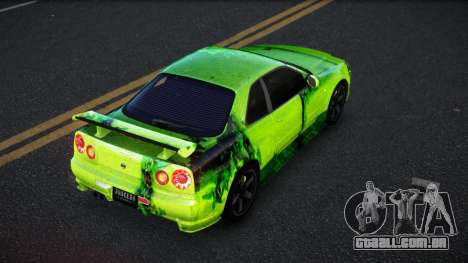 Nissan Skyline R34 Selyn S8 para GTA 4