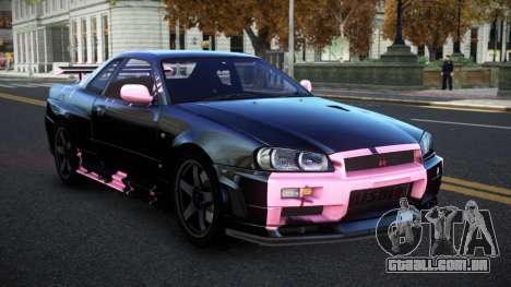 Nissan Skyline R34 Selyn S13 para GTA 4