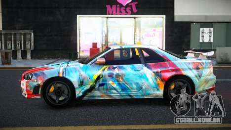 Nissan Skyline R34 Selyn S9 para GTA 4
