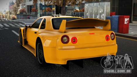 Nissan Skyline R34 Lowewat para GTA 4