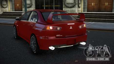 Mitsubishi Lancer Evolution X Tuzwaru para GTA 4