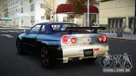 Nissan Skyline R34 Selyn S3 para GTA 4