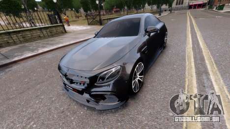 Mercedes w213 Coupe Brabus para GTA 4