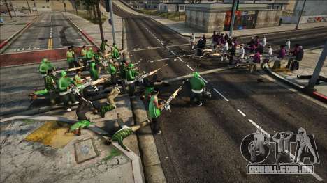 Guerras de Gangues de Rua (30 vs. 30) para GTA San Andreas