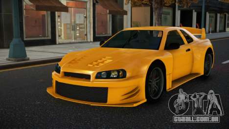 Nissan Skyline R34 Lowewat para GTA 4