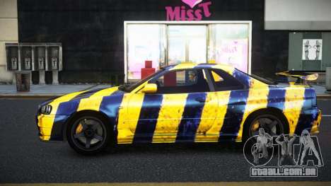 Nissan Skyline R34 Selyn S14 para GTA 4