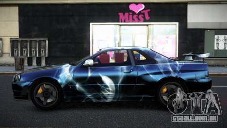 Nissan Skyline R34 Selyn S7 para GTA 4