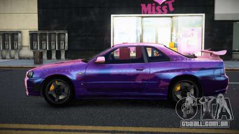 Nissan Skyline R34 Selyn S10 para GTA 4
