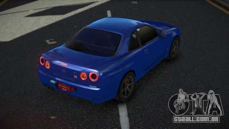 Nissan Skyline R34 Xavkoto para GTA 4