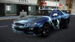 Nissan Skyline R34 Selyn S7 para GTA 4