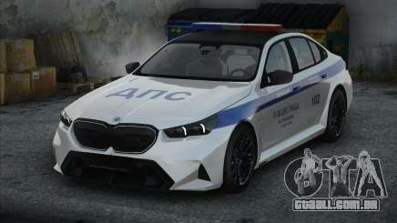 BMW M5 G90 Police para GTA San Andreas