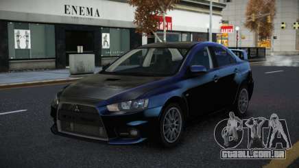 Mitsubishi Lancer Evolution X Zivir para GTA 4