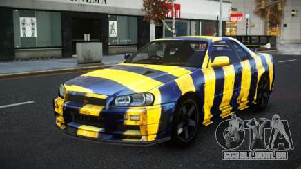 Nissan Skyline R34 Selyn S14 para GTA 4