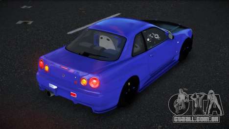 Nissan Skyline R34 Cicasas para GTA 4