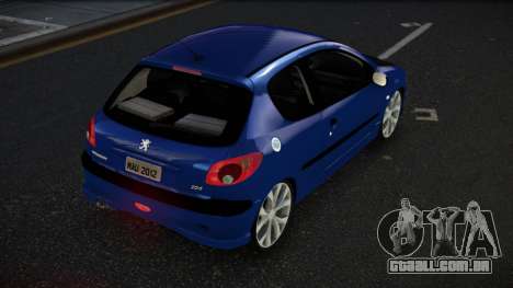 Peugeot 206 Zihkiy para GTA 4