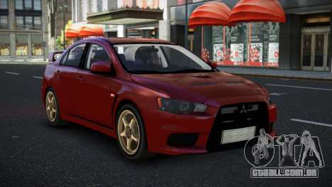 Mitsubishi Lancer Evolution X Sehqav para GTA 4