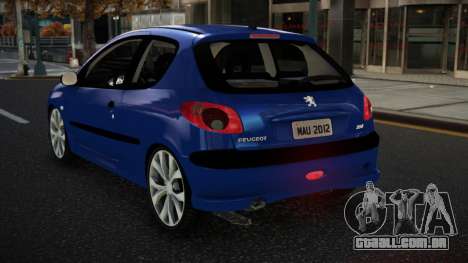 Peugeot 206 Zihkiy para GTA 4