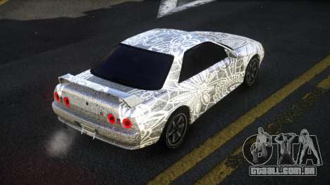 Nissan Skyline R32 Droic S7 para GTA 4