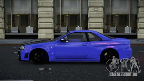 Nissan Skyline R34 Cicasas para GTA 4