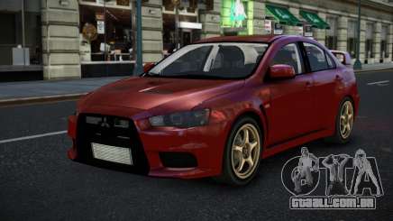 Mitsubishi Lancer Evolution X Sehqav para GTA 4