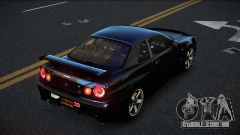 Nissan Skyline R34 Qiuto para GTA 4