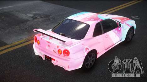 Nissan Skyline R34 Conia S4 para GTA 4