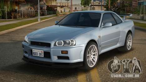 1999 Nissan Skyline R34 GTR para GTA San Andreas