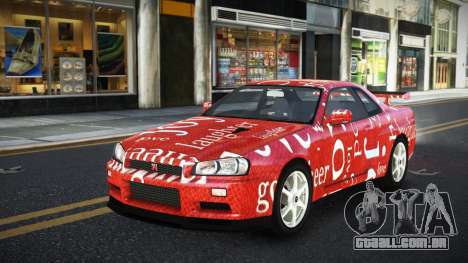 Nissan Skyline R34 Ganleen S13 para GTA 4