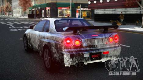 Nissan Skyline R34 Conia S5 para GTA 4