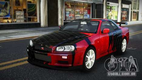Nissan Skyline R34 Ganleen S12 para GTA 4